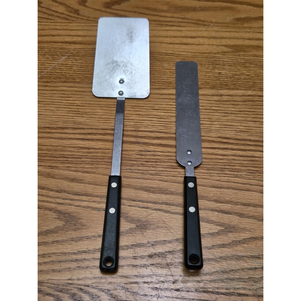 Vintage Lot EKCO Forge Stainless Steel Spatula & Icing Spreader (60s/70s)